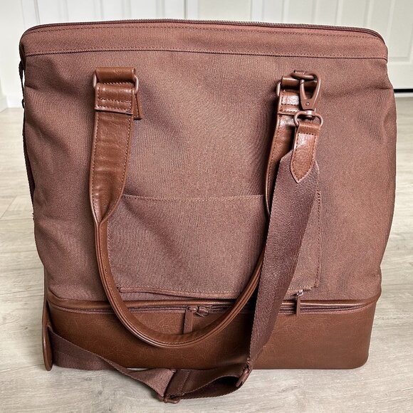 BEIS The Convertible Mini Weekender Brown/Maple Bag - Picture 1 of 3